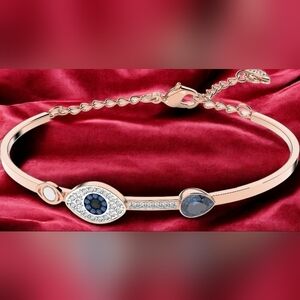 Swarovski Rose Gold  Mystical Protector Evil Eye Bracelet